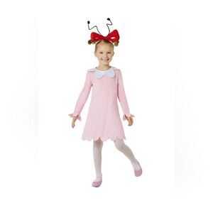 Kids Cindy Lou Who Halloween Costume Dress Dr. Seuss The Grinch Toddler
